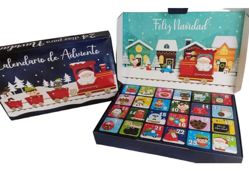 Calendario De Adviento Magica Espera Con Galletas Navidad