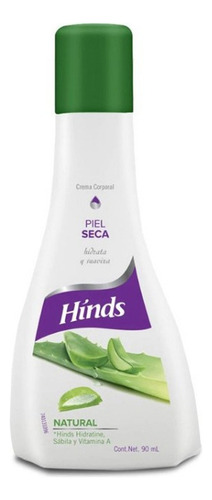  Crema Hinds Hidratante Natural Piel Seca 90ml Sábila Y Vit A Tipo de envase Plástico