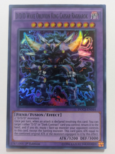 D/d/d Wave Oblivion King Caesar Ragnarok - Super Rare   Docs