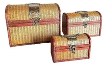 Comprar Cofres Baules Alhajeros De Madera Set X3