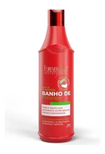 Forever Liss Cronograma Banho De Morango 4x1 Pós Quim
