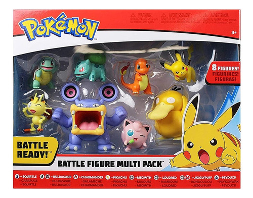Pokemon Multipack Set Figuras Jazware