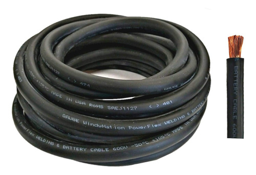 Wni - Cable De Cobre Para Batería De Soldadura Ultra Flexi.