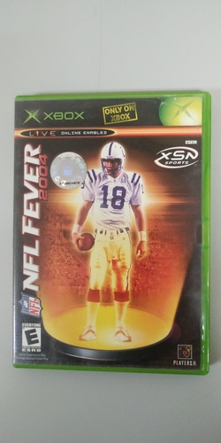 Nfl Fever 2004 Videojuego Para Xbox 1 (primera Versión)