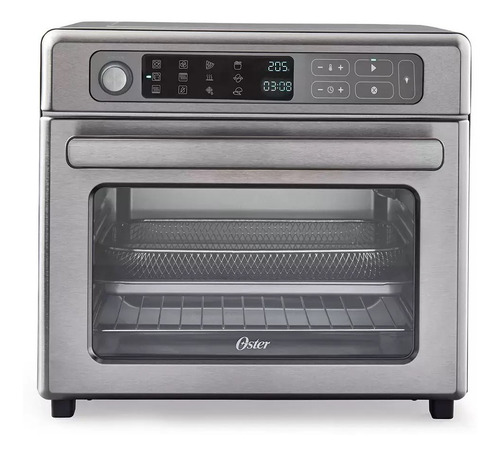 Imagen 2 de 4 de Oster Horno Electrico Con Freidora De Aire 22 L