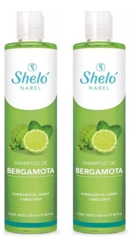  Pack 2 Shampoo Bergamota Sheló Nabel
