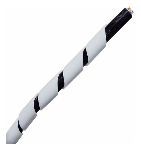 Imagem 2 de 2 de Rolo C/ 10 Mts Spiraduto 1/2 Organizador Para Fios E Cabos