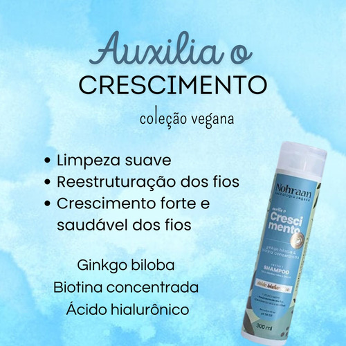 Nohraan Sh 300ml Crescimento
