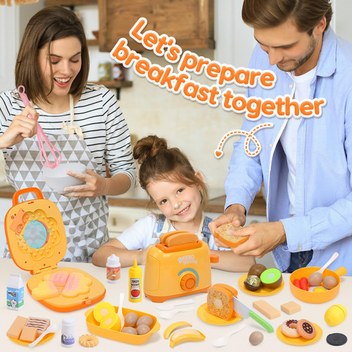 Set De Cocina Infantil Con Electrodomésticos De Colores Camb Color