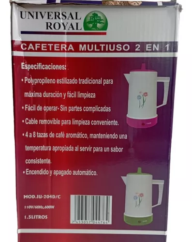 Cafetera Electrica Multiusos 1.5 Litros – Envío Gratis – Café de mi Agrado