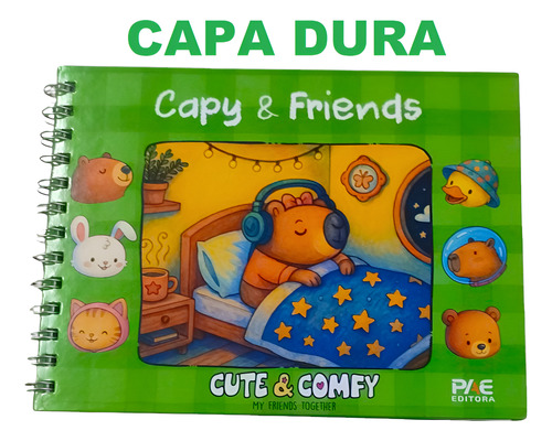 2 Livro Colorir Tik Tok Capivara Capy Comfy Cozy 180 Gm2 Estilo Bob Goods