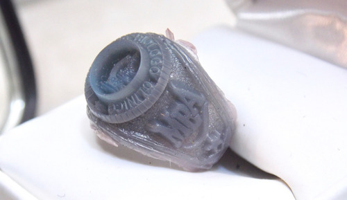 Anillo De Graduación Químico Biólogo Clínico Plata .925