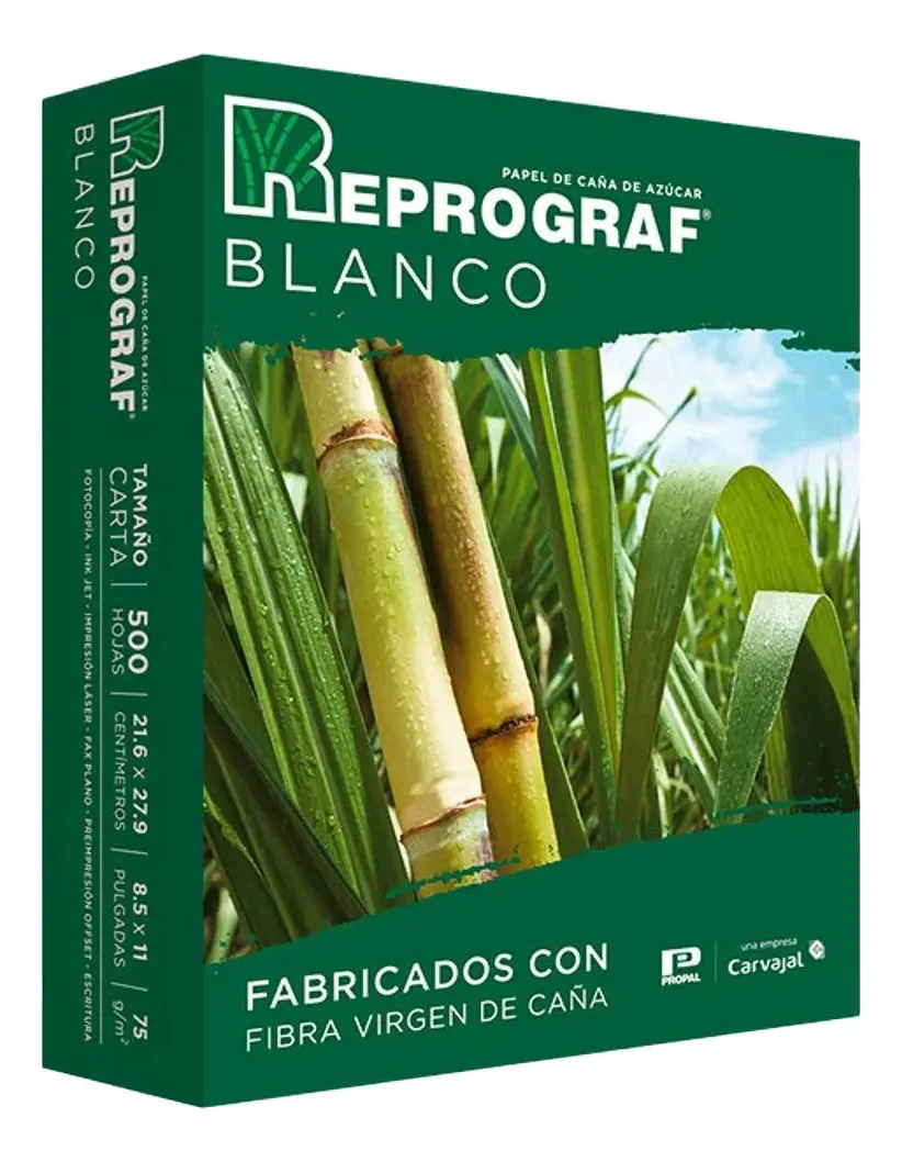 Resma de Papel Carta Reprograf 75g (500 Hojas) Blanco