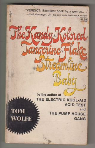 1971 Tom Wolfe Kandy Kolored Tangerine Flake Streamline Baby