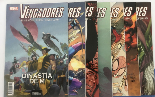 Comic Marvel: Los Vengadores - Dinastia De M. 7 Tomos.