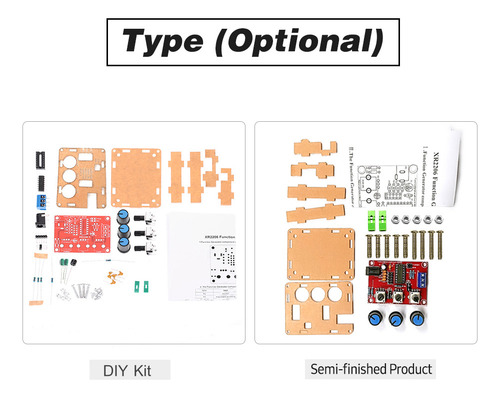 1 Kit De Bricolaje Generador De Señales De Función De Alta .