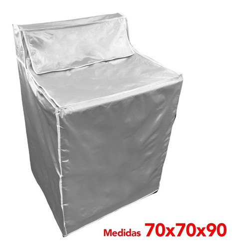 Imagen 1 de 2 de Funda Lavadora Carga Superior Impermeable 8-16 Kg Afelpada