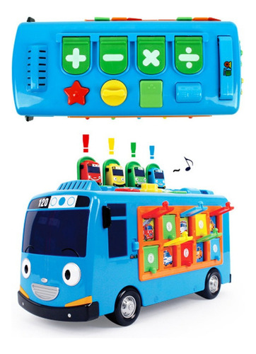 Coche Juguete Educativo Para Niños Autobús Multifuncional Ta