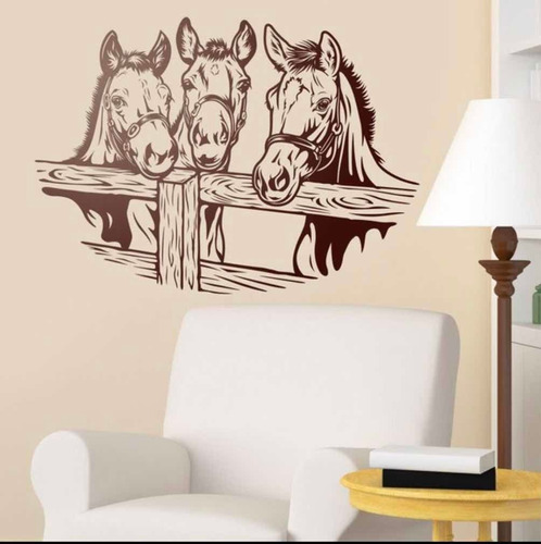 Vinilos Decorativos Autoadhesivos -  Caballos 57x80