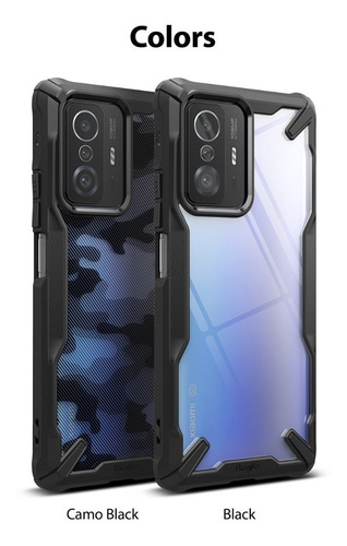 Imagen 7 de 8 de Funda Para Xiaomi 11t & 11t Pro Ringke Fusion X Anti Impacto