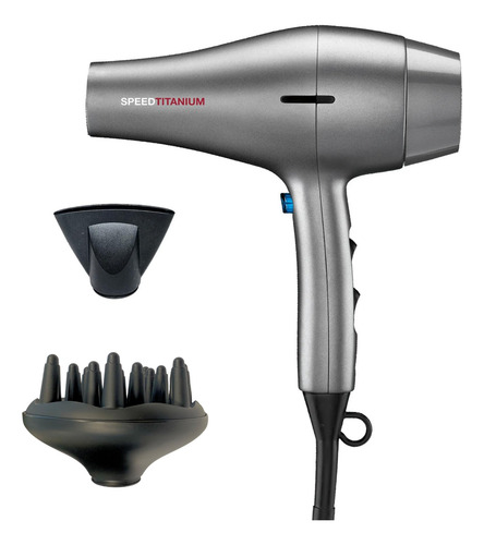 Secador De Pelo Rusk Pro Speed Titanium Ionic 6 Speed Heat S