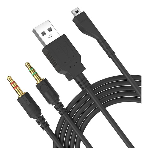 Cable Audio Mic Usb Para Steelseries Arctis 3 5 7 Pro 