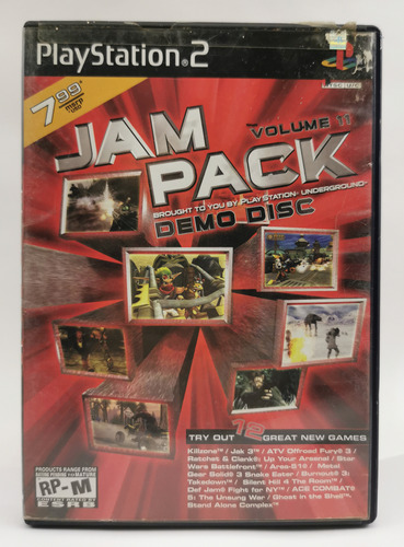 Jam Pack Volume 11 Demo Disc Ps2 Jampack Vol. * R G Gallery
