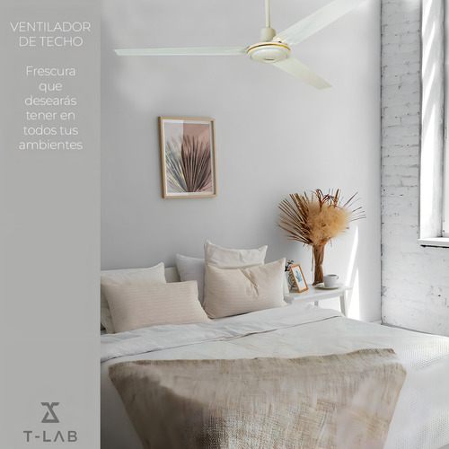 Ventilador Techo Abanico Moderno Aspas Metálicas Hogar Cantidad De Aspas 3 Estructura Negro Aspas Negro Diámetro 56 Frecuencia 60hz Material De Las Aspas Metal