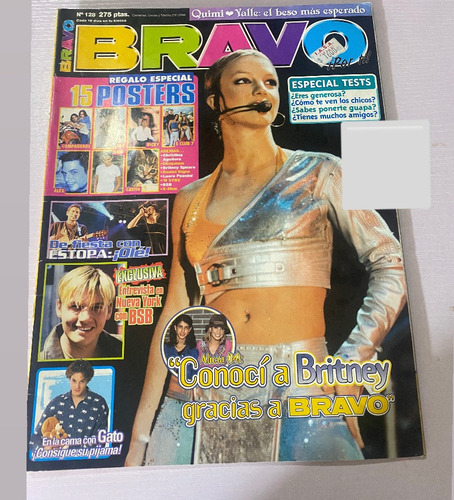 Britney Spears Revista Bravo Portada De Colección (Usado)