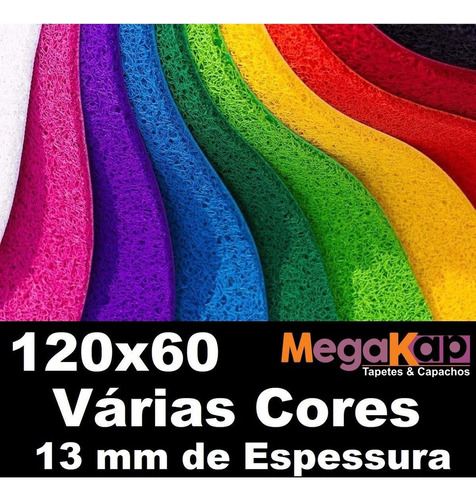 Capacho 120x60 Tapete Vinil Anti Derrapante Empresa Loja Comercio Cor Laranja-escuro Desenho do tecido -