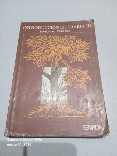 Libro Introducción Literaria 3. Editorial Estrada