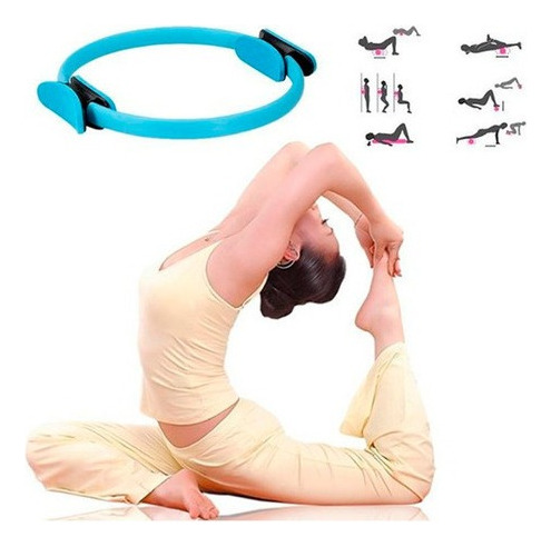 Anel De Pilates Yoga Arco Tonificador Flexível Fisioterapia