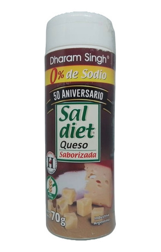 Sal Diet Dharam Singh (sin Sodio) Sabor Queso X70g