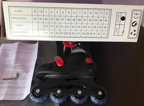 Patines En Línea Profitness Ajustables Para Niño (Usado)