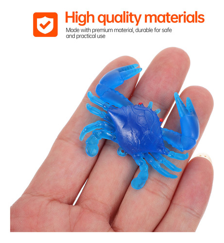12 Minianimales Marinos De Simulación De Cangrejos Con Forma