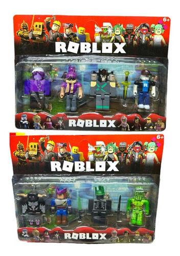 Juguete Roblox Figuras Niño X4 Personajes 