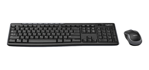 Imagen 2 de 9 de Kit de teclado y mouse inalámbrico Logitech MK270 Español Latinoamérica de color negro