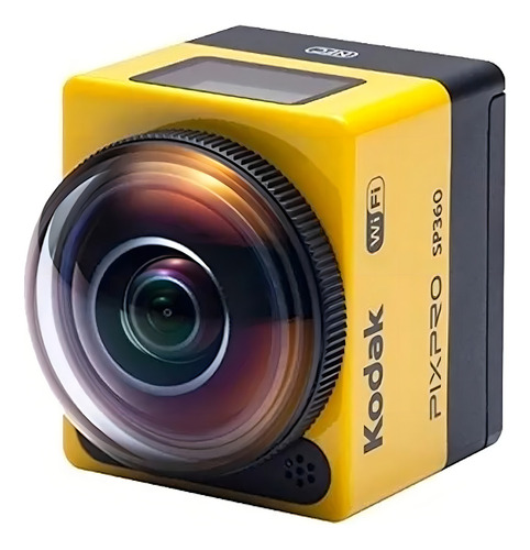 Cámara Kodak De Acción Pixpro Sp360 1080p 360º 214º Wifi Color Amarillo