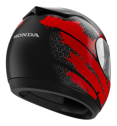 Capacete Honda Fechado Hfs Dreamer Preto/vermelho