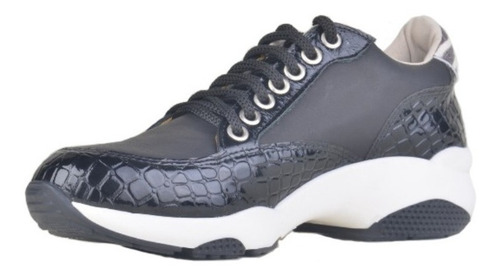 Imagen 3 de 10 de Zapatillas Urbanas De Mujer De Cuero Lara - Ferraro