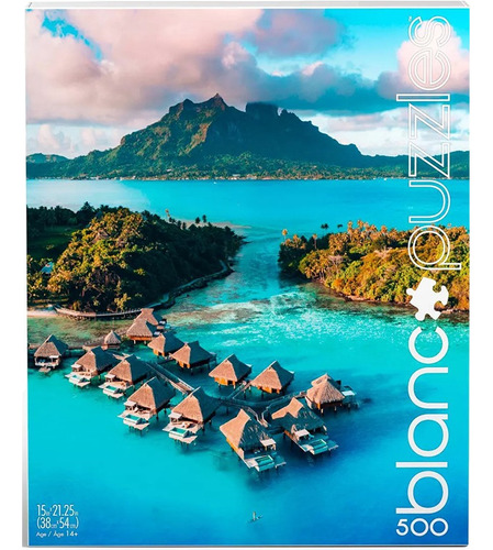 Rompecabezas Buffalo Blanc 500 Piezas Isla Bora Bora 14