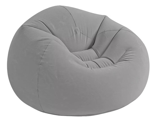 Puf inflable gris