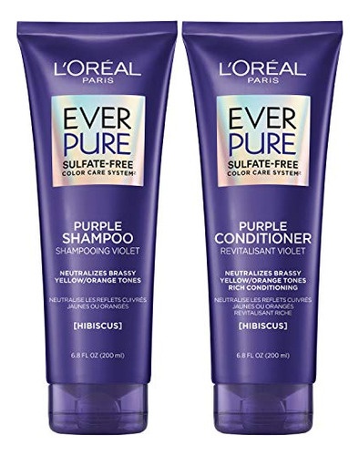 Loreal Paris Everpure Brass, Tonificante, Morado, Sin Sulfat