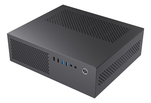 Estojo Para Computador Desktop Pequeno 1u 7.3l Aço Preto