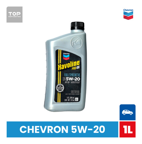 Aceite Chevron 5w20 1 Lt Havoline Syn