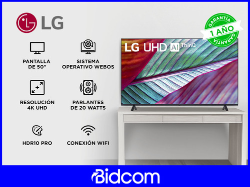 Smart Tv LG 50 4k Uhd Ai Thinq 50ur8750psa