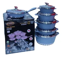 Comprar Ollas Valeska 12 Pcs Antiadherente Para Todo Tipo De Cocina