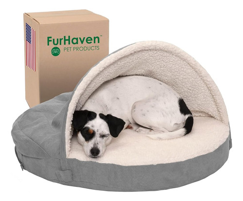 Furhaven Pet - Colchón De Espuma Ortopédico Ergonómico De Fe