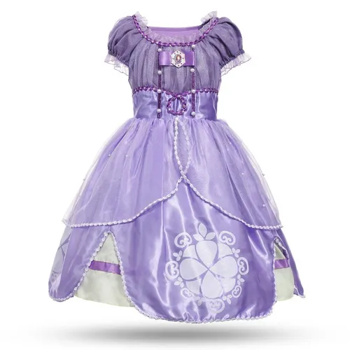 Vestido Fantasia Princesinha Sofia (Festa) + Acessórios + Frete Grátis –  Tudo Mamães