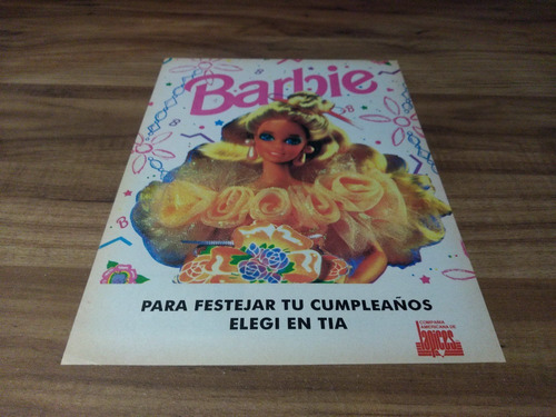 (pe236) Publicidad Muñeca Barbie